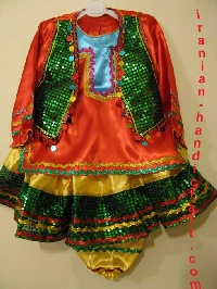 مدل لباس محلی مازندرانی دخترانه